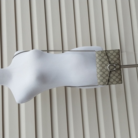 GUCCI DIONYSUS GG SUPREME CHAIN WALLET WOC CROSSBODY BAG - Picture 3 of 10